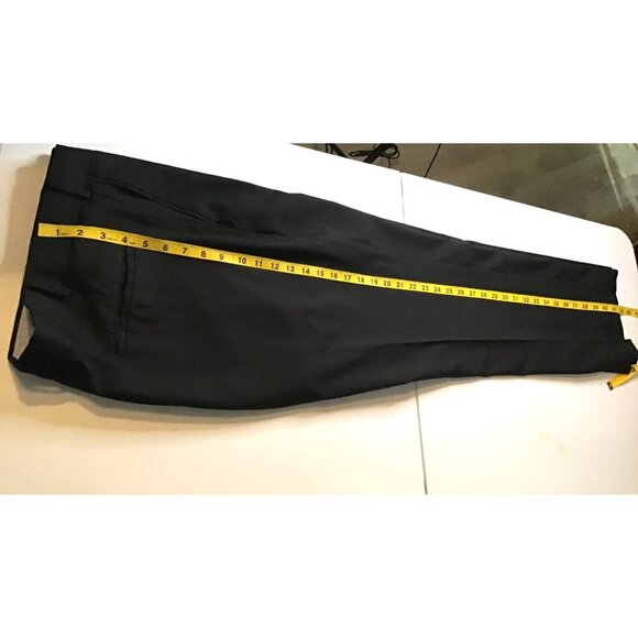 ROUNDTREE & YORKEE -TRAVEL SMART- MEN CHARCOAL FLAT FRONT DRESS PANT SIZE 38X32 - Picture 6 of 6